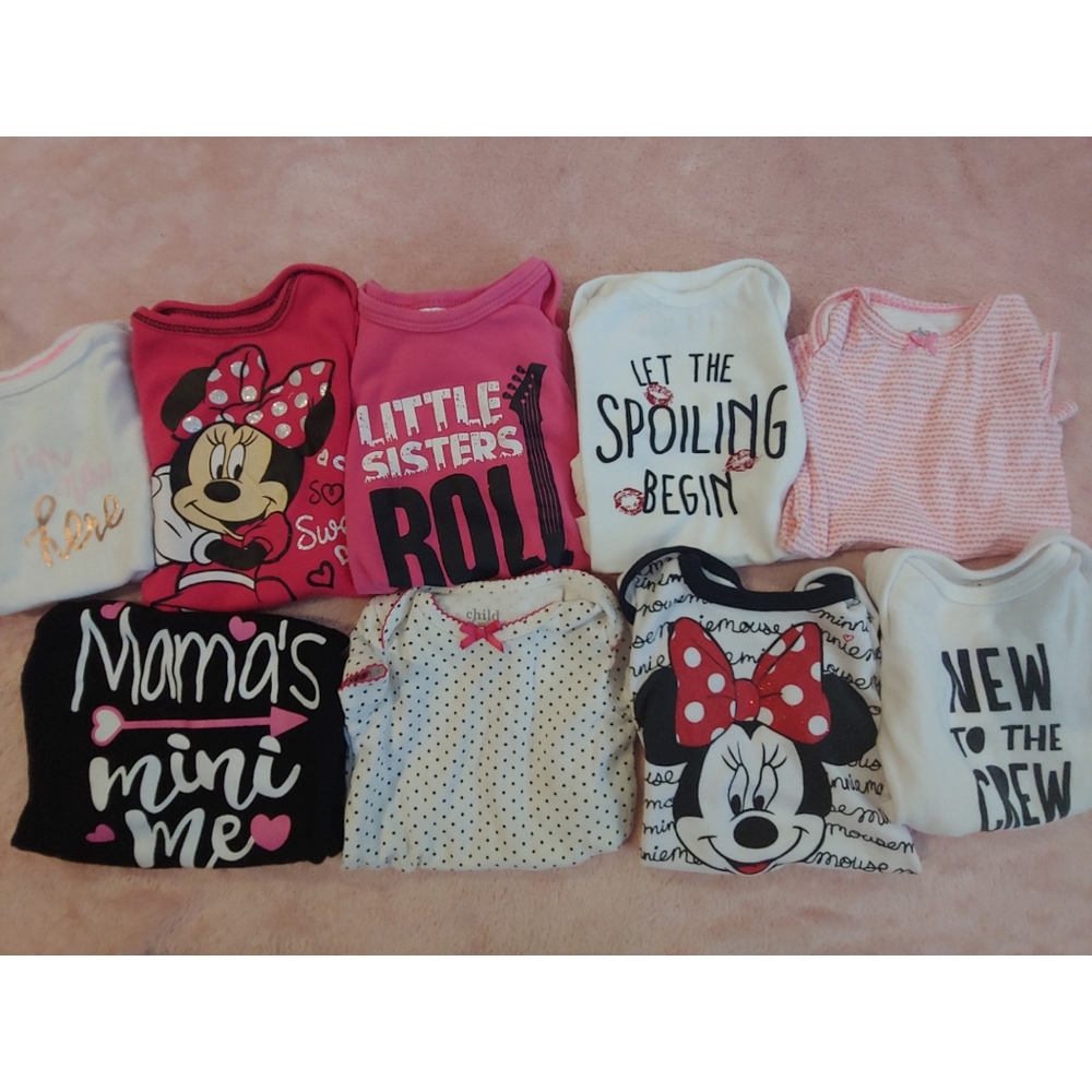 Baby girl 3 month onesies